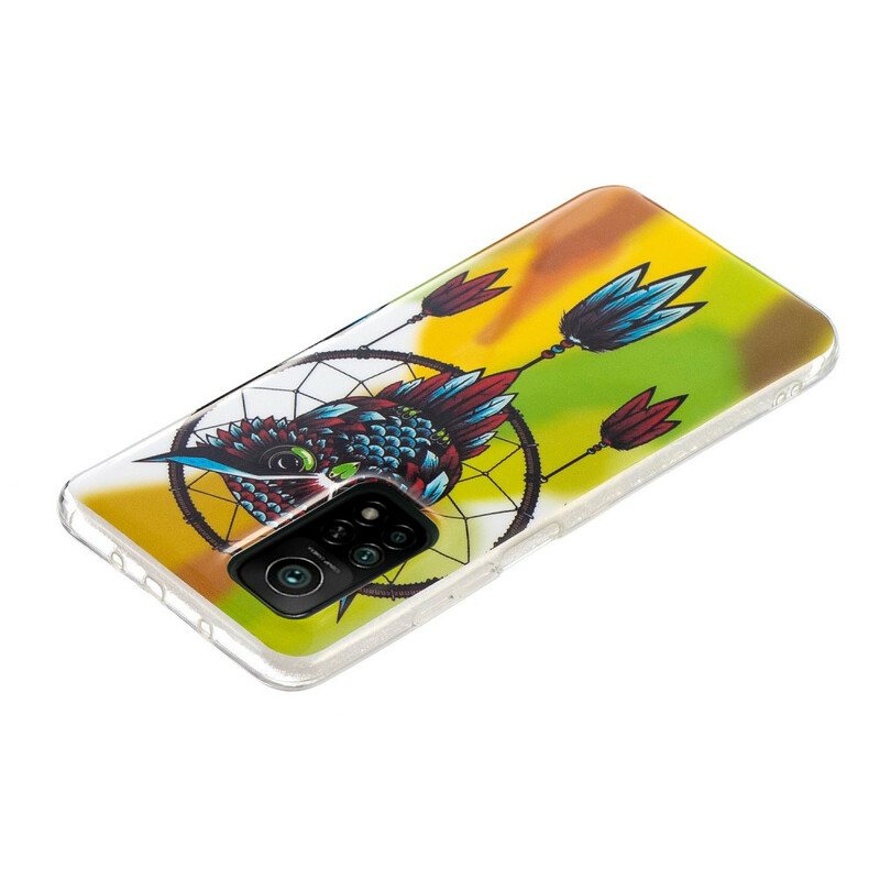 Deksel Til Xiaomi Mi 10T / 10T Pro Fluorescerende Owl Dream Catcher