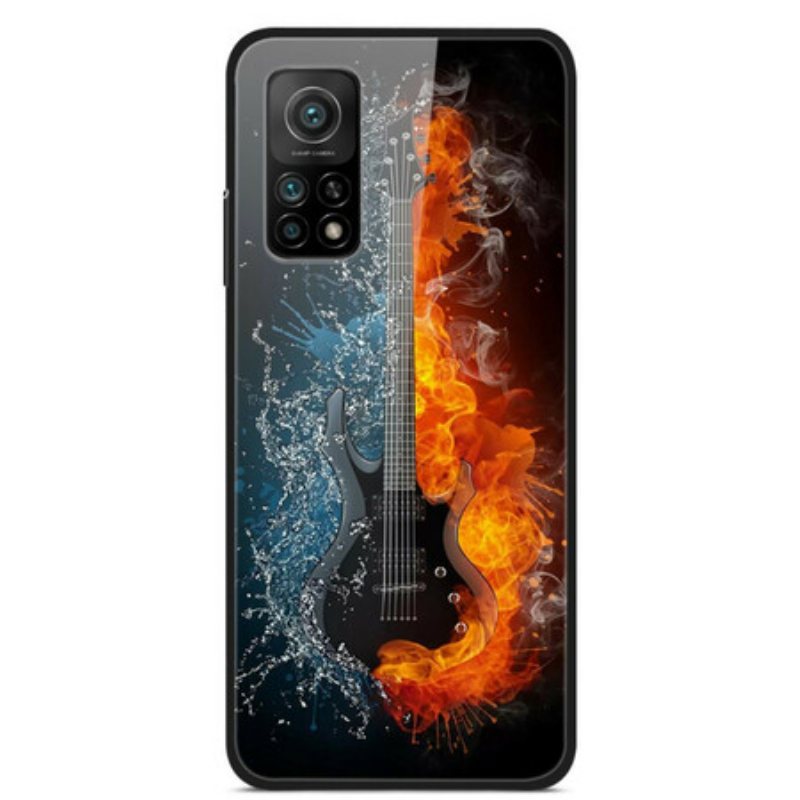 Deksel Til Xiaomi Mi 10T / 10T Pro Gitar I Herdet Glass