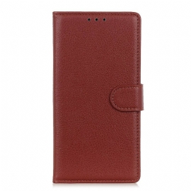 Folio Deksel Til Xiaomi Mi 10T / 10T Pro Premium Litchi-skinneffekt