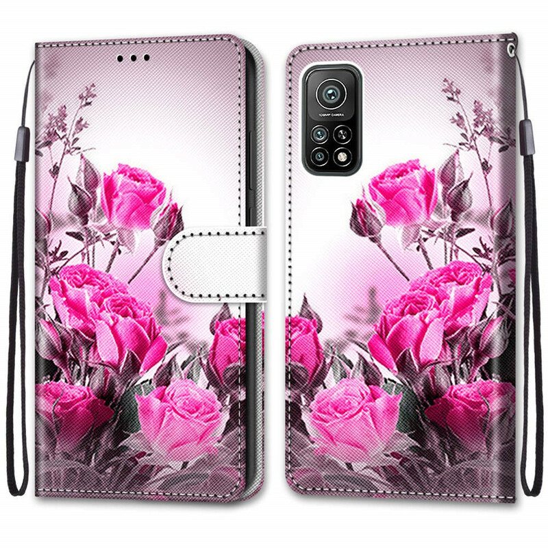 Lærdeksel Til Xiaomi Mi 10T / 10T Pro Magiske Blomster