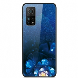 Mobildeksel Til Xiaomi Mi 10T / 10T Pro Fancy Flowers Herdet Glass