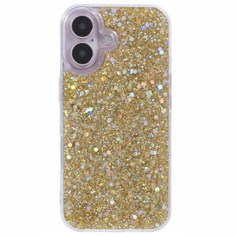 Deksel iPhone 16 Plus Glitter