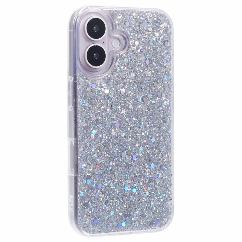 Deksel iPhone 16 Plus Glitter