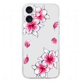 Deksel iPhone 16 Plus Kirsebærblomster