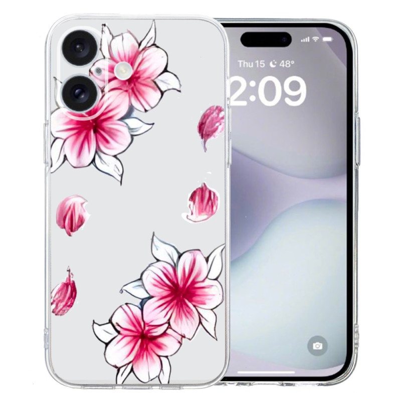 Deksel iPhone 16 Plus Kirsebærblomster