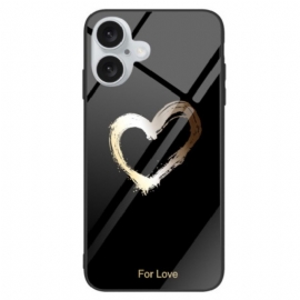 Deksel Til iPhone 16 Plus For Love Black