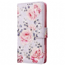 Folio Deksel iPhone 16 Plus Floral Rfid-blokkeringslommebok Beskyttelse Deksel