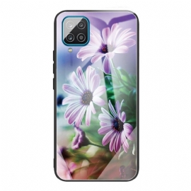 Deksel Til Samsung Galaxy M32 Herdet Glass Blomster
