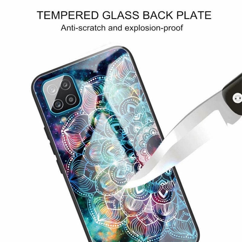 Deksel Til Samsung Galaxy M32 Mandala Herdet Glass