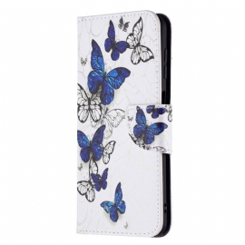 Lærdeksel Til Samsung Galaxy M32 Butterflies Kings
