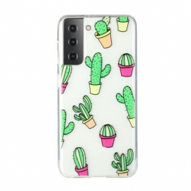 Deksel Til Samsung Galaxy S21 Plus 5G Mini Kaktuser