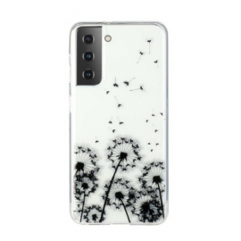Deksel Til Samsung Galaxy S21 Plus 5G Sømløse Svarte Løvetann