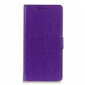 Folio Deksel Til Samsung Galaxy S21 Plus 5G Elegant Skinnende Skinneffekt