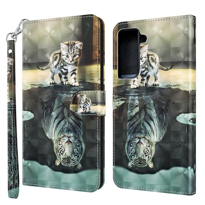 Folio Deksel Til Samsung Galaxy S21 Plus 5G Ernest The Tiger