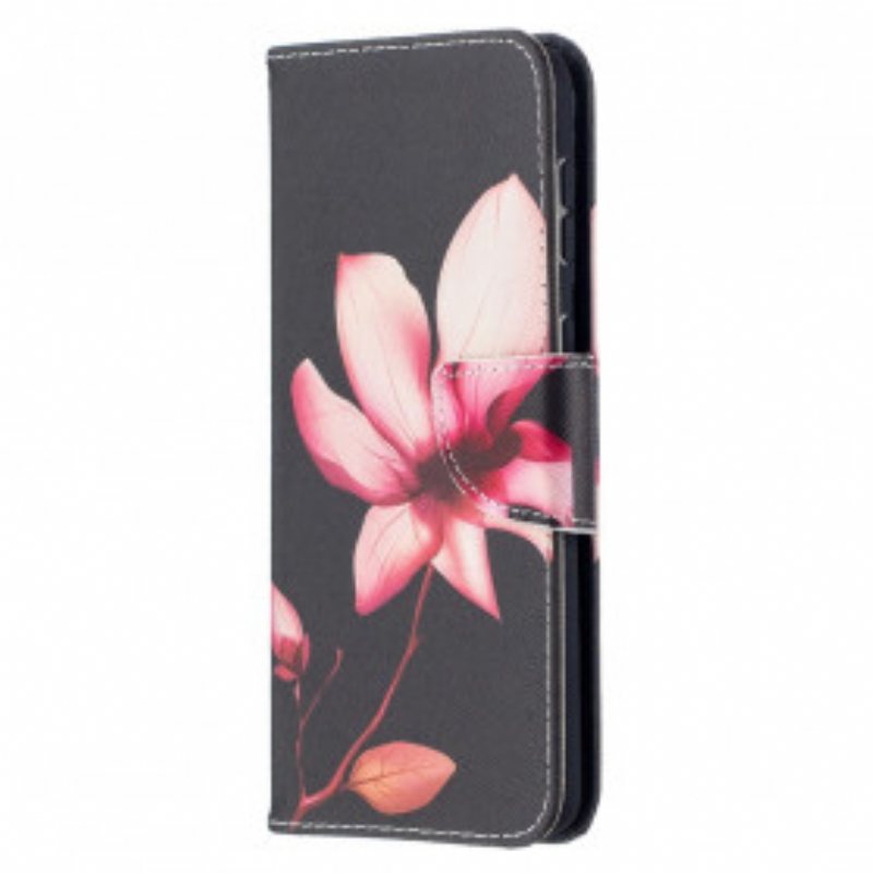 Folio Deksel Til Samsung Galaxy S21 Plus 5G Rosa Blomst