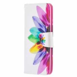 Lærdeksel Til Samsung Galaxy S21 Plus 5G Akvarell Blomst