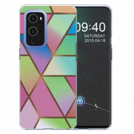 Deksel Til OnePlus 9 Geometrisk Marmor
