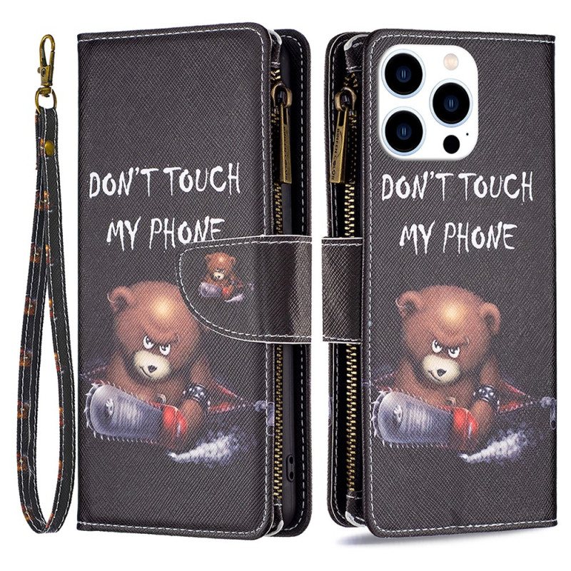 Folio Deksel iPhone 16 Pro Dangerous Bear Wallet