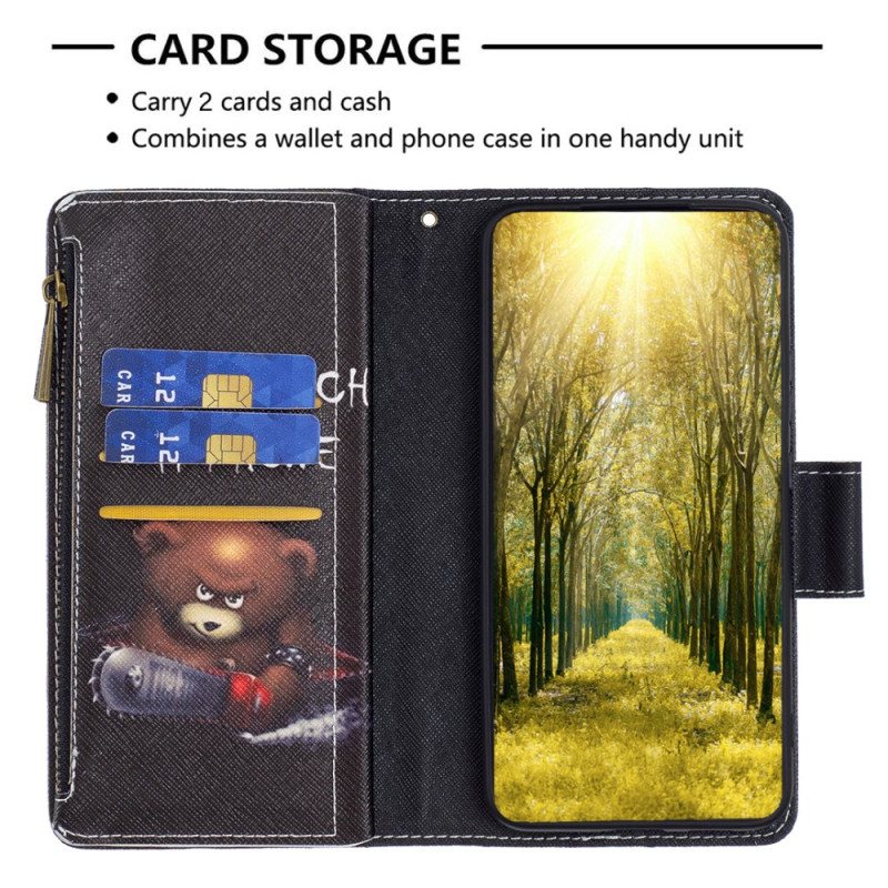 Folio Deksel iPhone 16 Pro Dangerous Bear Wallet