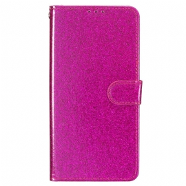 Folio Deksel iPhone 16 Pro Glitter