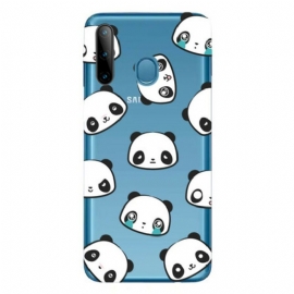 Deksel Til Samsung Galaxy M11 Sømløse Sentimentale Pandaer