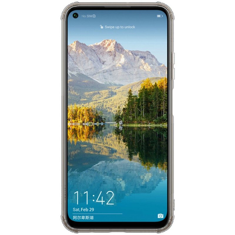 Deksel Til Huawei P40 Lite Forsterket Transparent Nillkin