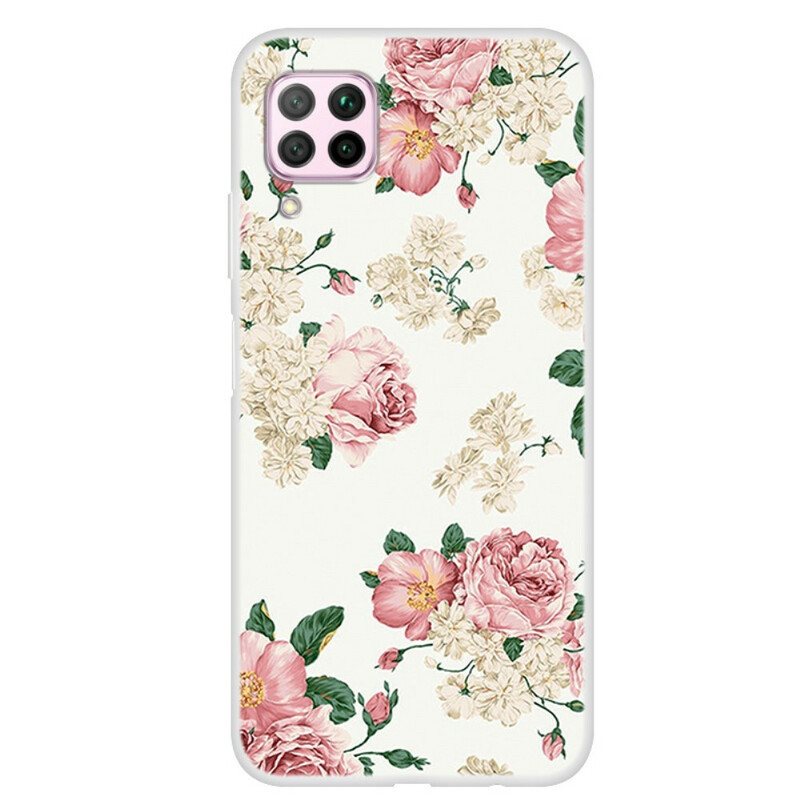 Deksel Til Huawei P40 Lite Liberty Blomster