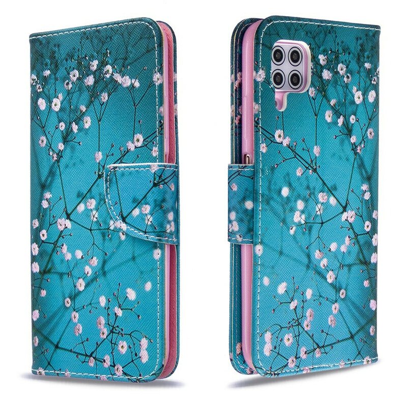 Folio Deksel Til Huawei P40 Lite Blossom Tree