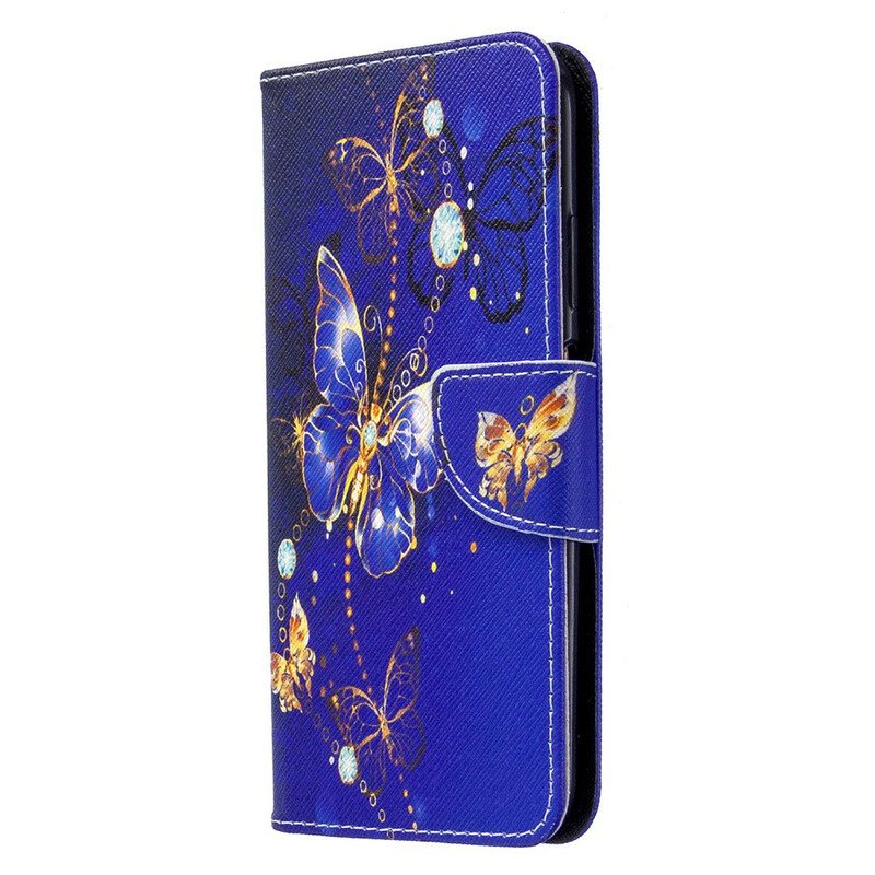 Folio Deksel Til Huawei P40 Lite Butterflies Kings