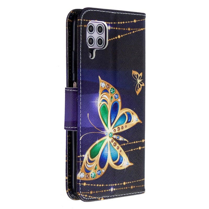 Folio Deksel Til Huawei P40 Lite Butterflies Kings