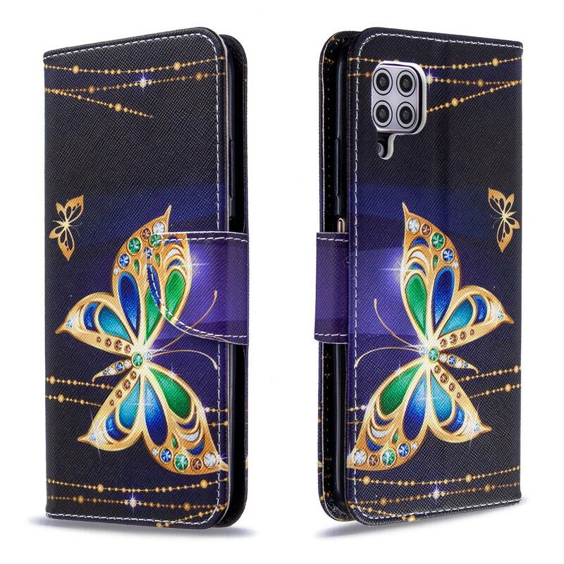 Folio Deksel Til Huawei P40 Lite Butterflies Kings