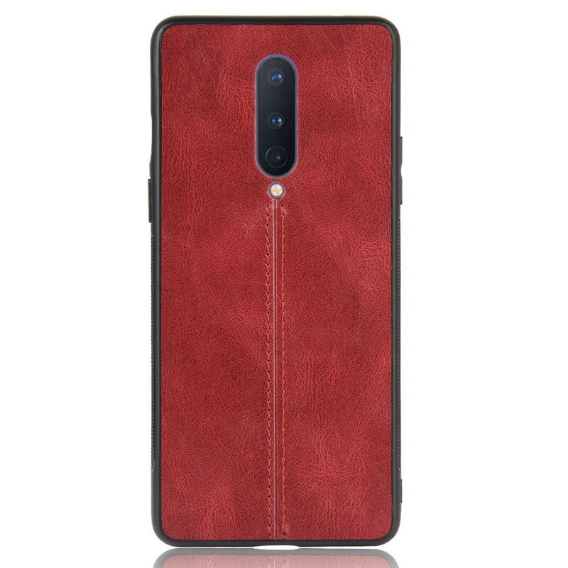 Mobildeksel Til OnePlus 8 Couture Skinneffekt