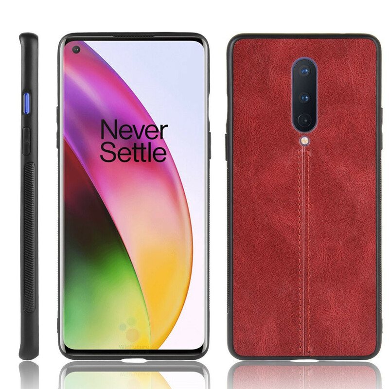 Mobildeksel Til OnePlus 8 Couture Skinneffekt