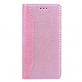 Beskyttelse Deksel Til iPhone 13 Pro Folio Deksel Tofarget Business Leather Effect