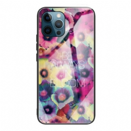 Deksel Til iPhone 13 Pro Be Always In Bloom Herdet Glass