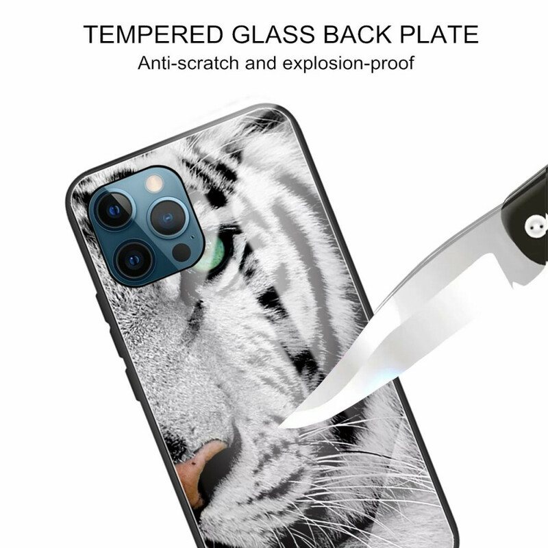 Deksel Til iPhone 13 Pro Tiger Herdet Glass