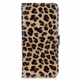 Folio Deksel Til iPhone 13 Pro Leopard