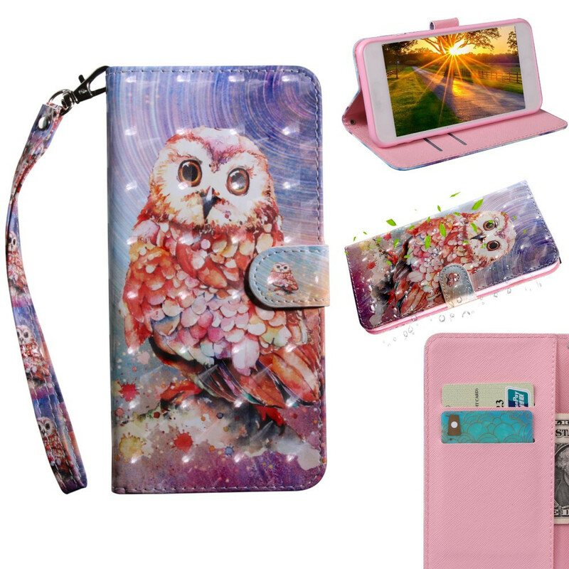 Folio Deksel Til iPhone 13 Pro Lys Flekk Germain The Owl