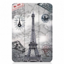 Beskyttelse Deksel Til iPad Mini 6 (2021) Forsterket Retro Eiffeltårnet
