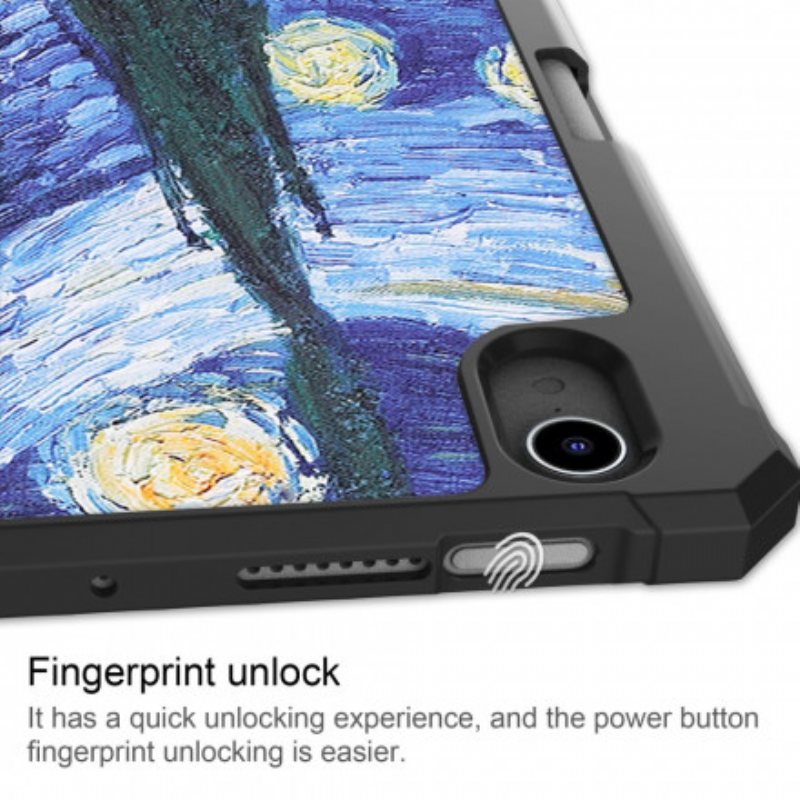 Beskyttelse Deksel Til iPad Mini 6 (2021) Starry Night Penneholder