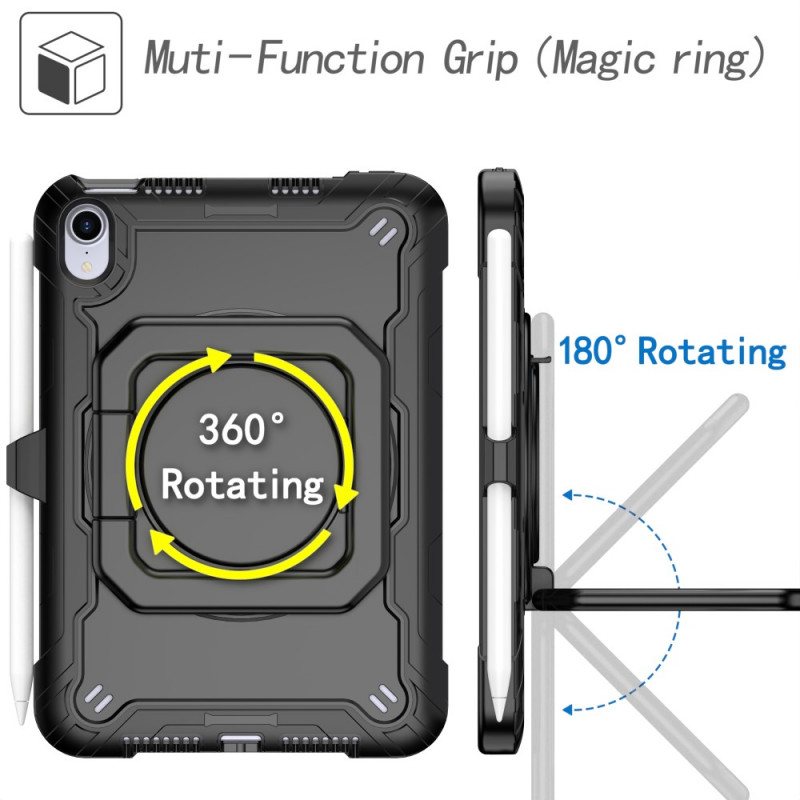 Deksel Til iPad Mini 6 (2021) Ultrasterk Ringbrakettdesign