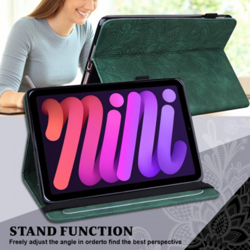 Etui Til iPad Mini 6 (2021) Blomsterdesign