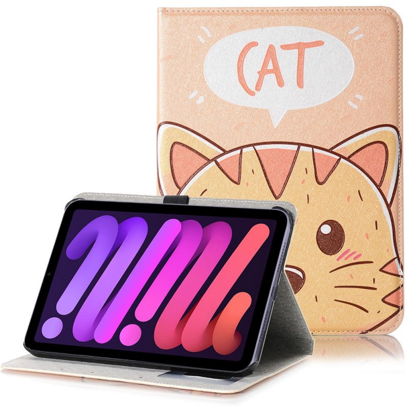 Etui Til iPad Mini 6 (2021) Tegneseriekatt