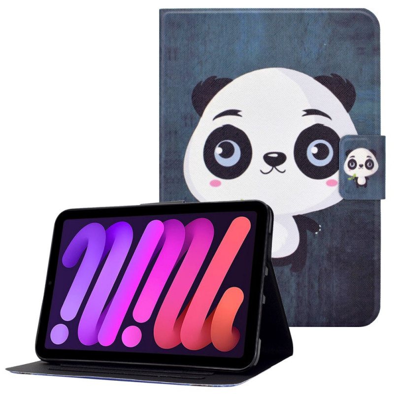 Folio Deksel Til iPad Mini 6 (2021) Søt Panda