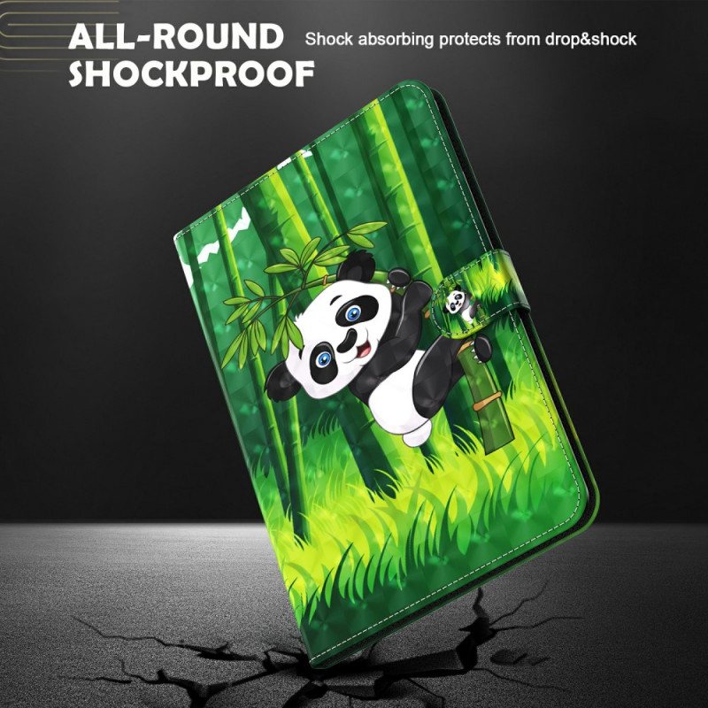 Lærdeksel Til iPad Mini 6 (2021) Lys Spot Panda