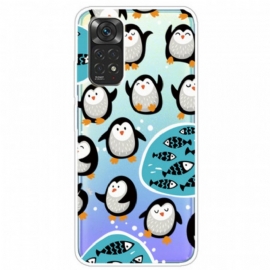 Deksel Til Xiaomi Redmi Note 11 Pro / 11 Pro 5G Pingviner Og Fisker
