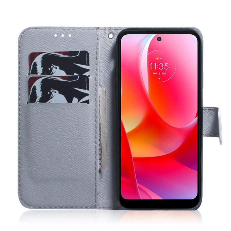 Folio Deksel Til Xiaomi Redmi Note 11 Pro / 11 Pro 5G Blomstrende Tregren