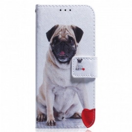 Folio Deksel Til Xiaomi Redmi Note 11 Pro / 11 Pro 5G Mops Hund