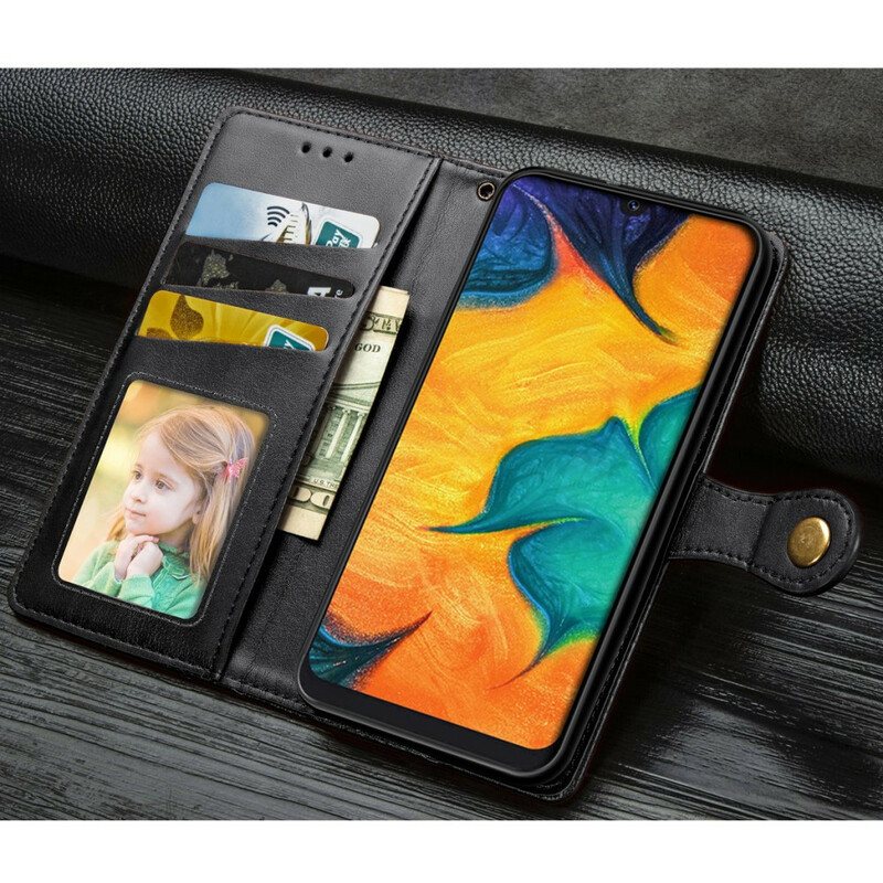 Folio Deksel Til Samsung Galaxy A30 Style Leather Business