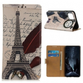 Lærdeksel Til iPhone 11 Poetens Eiffeltårn